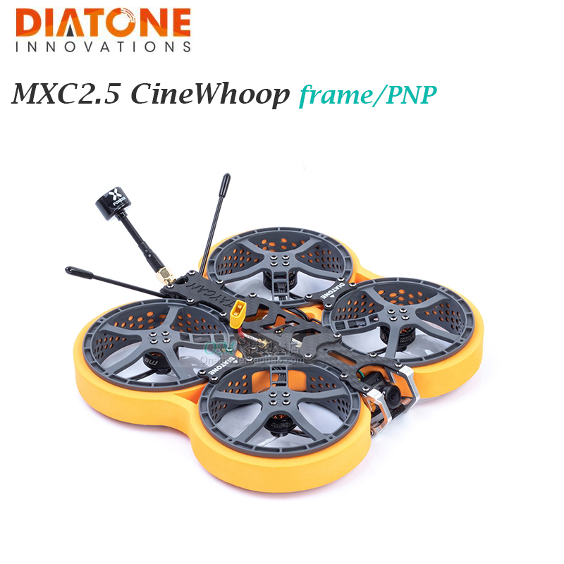 Diatone-MXC2.5 키트, PNP/2.5 인치 시네후프 프레임, 4s, 125mm 휠베이스, 86g T300, 3K 탄소 섬유 덕트 드론, RC FPV 레이싱 드론용